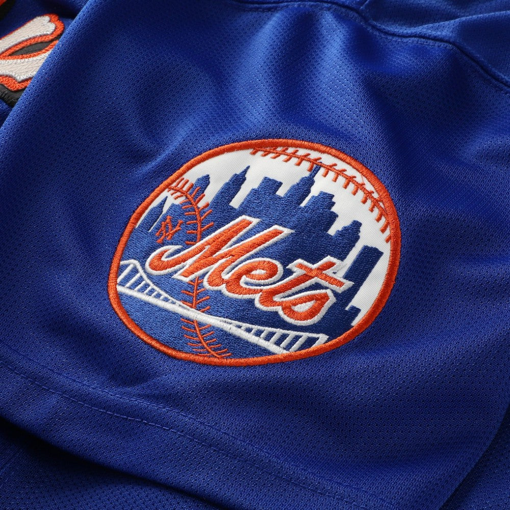 Mike Piazza New York Mets Mitchell & Ness Cooperstown Collection Mesh Batting Practice Button-Up Jersey - MLB
