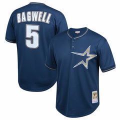 Jeff Bagwell Houston Astros Mitchell & Ness Youth Cooperstown Collection Mesh Batting Practice Jersey - MLB