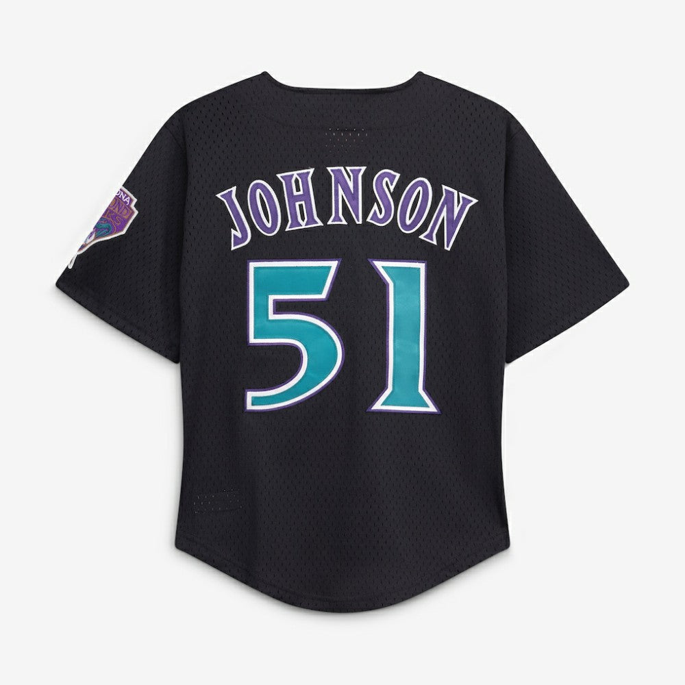 Randy Johnson Arizona Diamondbacks Mitchell & Ness Youth Cooperstown Collection Mesh Batting Practice Jersey - MLB