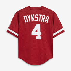 Lenny Dykstra Philadelphia Phillies Mitchell & Ness Youth Cooperstown Collection Mesh Batting Practice Jersey - MLB