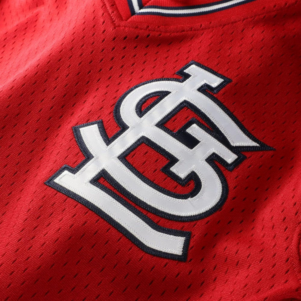 Ozzie Smith St. Louis Cardinals Mitchell & Ness Youth Cooperstown Collection Mesh Batting Practice Jersey - MLB