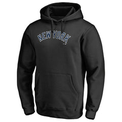 New York Yankees Official Wordmark Fitted Pullover Hoodie - MLB