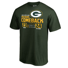 Green Bay Packers The Comeback T-Shirt Green | NFL