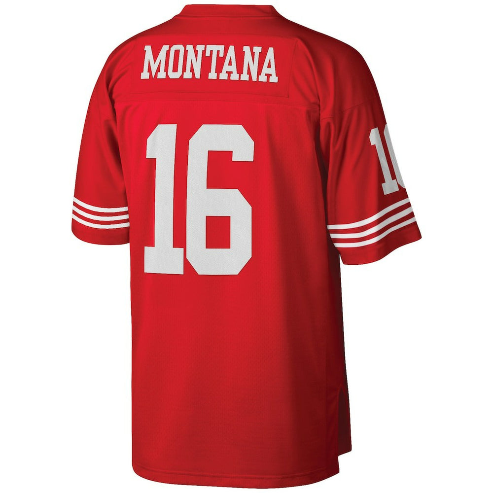 Joe Montana San Francisco 49ers Big & Tall 1990 Retired Player Replica Jersey Scarlet | Mitchell & Ness
