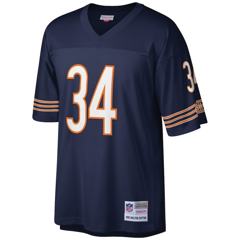 Walter Payton Chicago Bears Big & Tall 1985 Retired Player Replica Jersey Navy | Mitchell & Ness