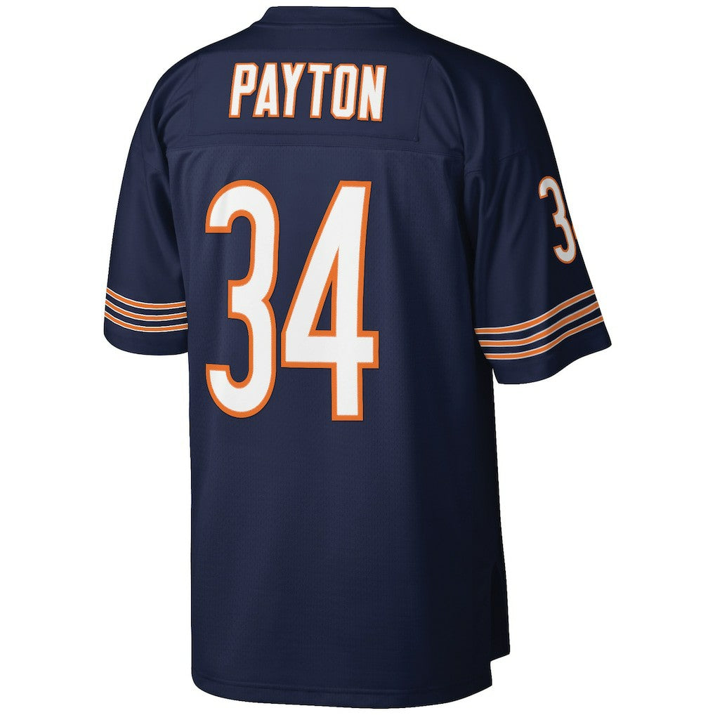 Walter Payton Chicago Bears Big & Tall 1985 Retired Player Replica Jersey Navy | Mitchell & Ness