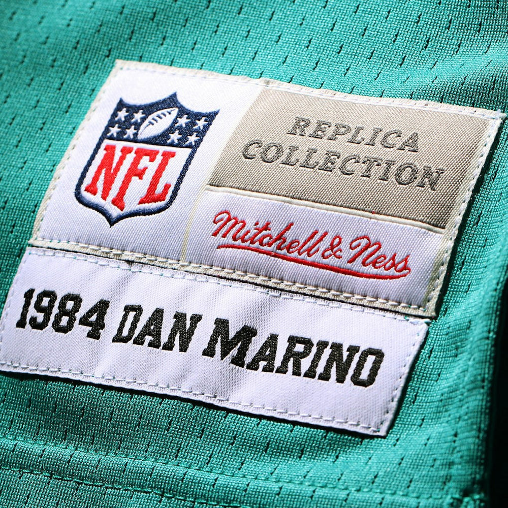 Dan Marino Miami Dolphins Big & Tall 1984 Retired Player Replica Jersey Aqua | Mitchell & Ness