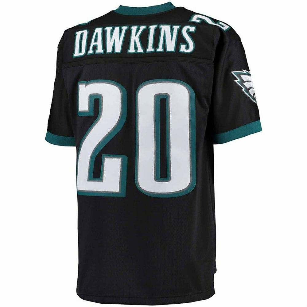 Brian Dawkins Philadelphia Eagles Big & Tall 2004 Retired Player Replica Jersey Black | Mitchell & Ness