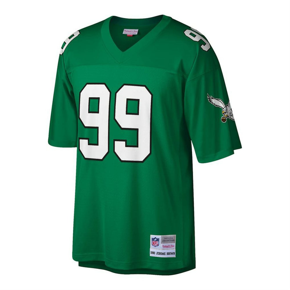 Jerome Brown Philadelphia Eagles Big & Tall 1990 Retired Player Replica Jersey Kelly Green | Mitchell & Ness