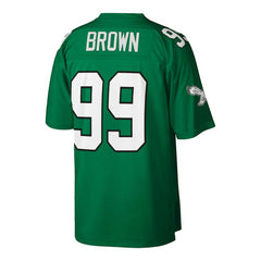Jerome Brown Philadelphia Eagles Big & Tall 1990 Retired Player Replica Jersey Kelly Green | Mitchell & Ness