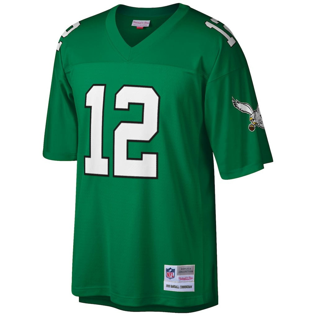 Randall Cunningham Philadelphia Eagles Big & Tall 1990 Retired Player Replica Jersey Kelly Green | Mitchell & Ness