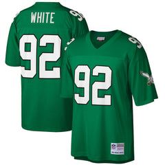Reggie White Philadelphia Eagles Big & Tall 1990 Retired Player Replica Jersey Kelly Green | Mitchell & Ness