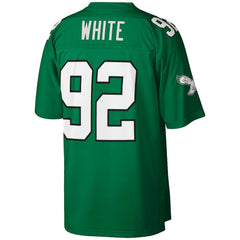 Reggie White Philadelphia Eagles Big & Tall 1990 Retired Player Replica Jersey Kelly Green | Mitchell & Ness