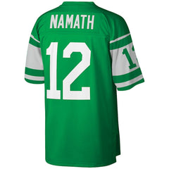 Joe Namath New York Jets Big & Tall 1968 Retired Player Replica Jersey Green | Mitchell & Ness