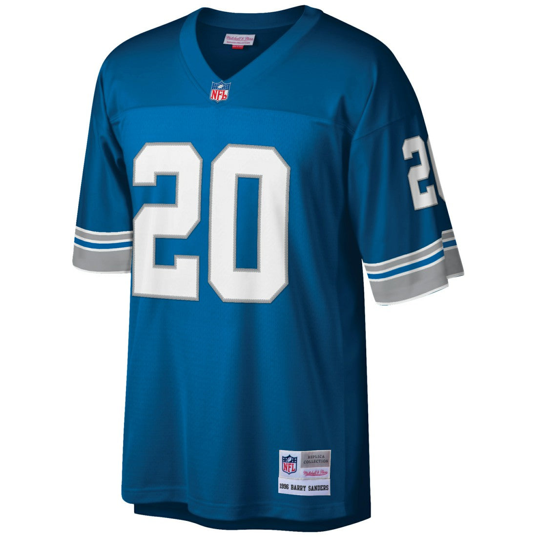 Barry Sanders Detroit Lions Big & Tall 1996 Retired Player Replica Jersey Blue | Mitchell & Ness