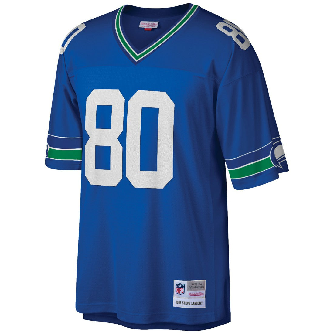 Steve Largent Seattle Seahawks Big & Tall 1985 Retired Player Replica Jersey Royal | Mitchell & Ness