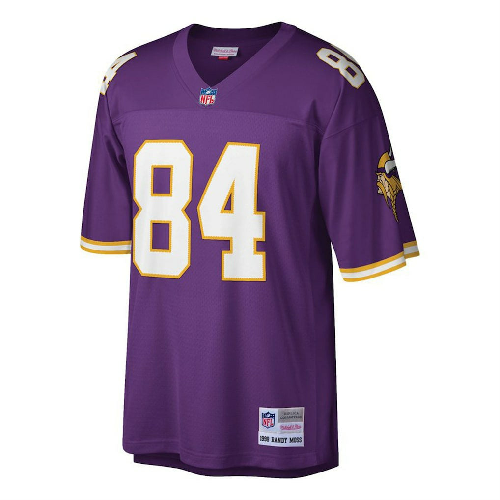 Randy Moss Minnesota Vikings Big & Tall 1998 Retired Player Replica Jersey Purple | Mitchell & Ness