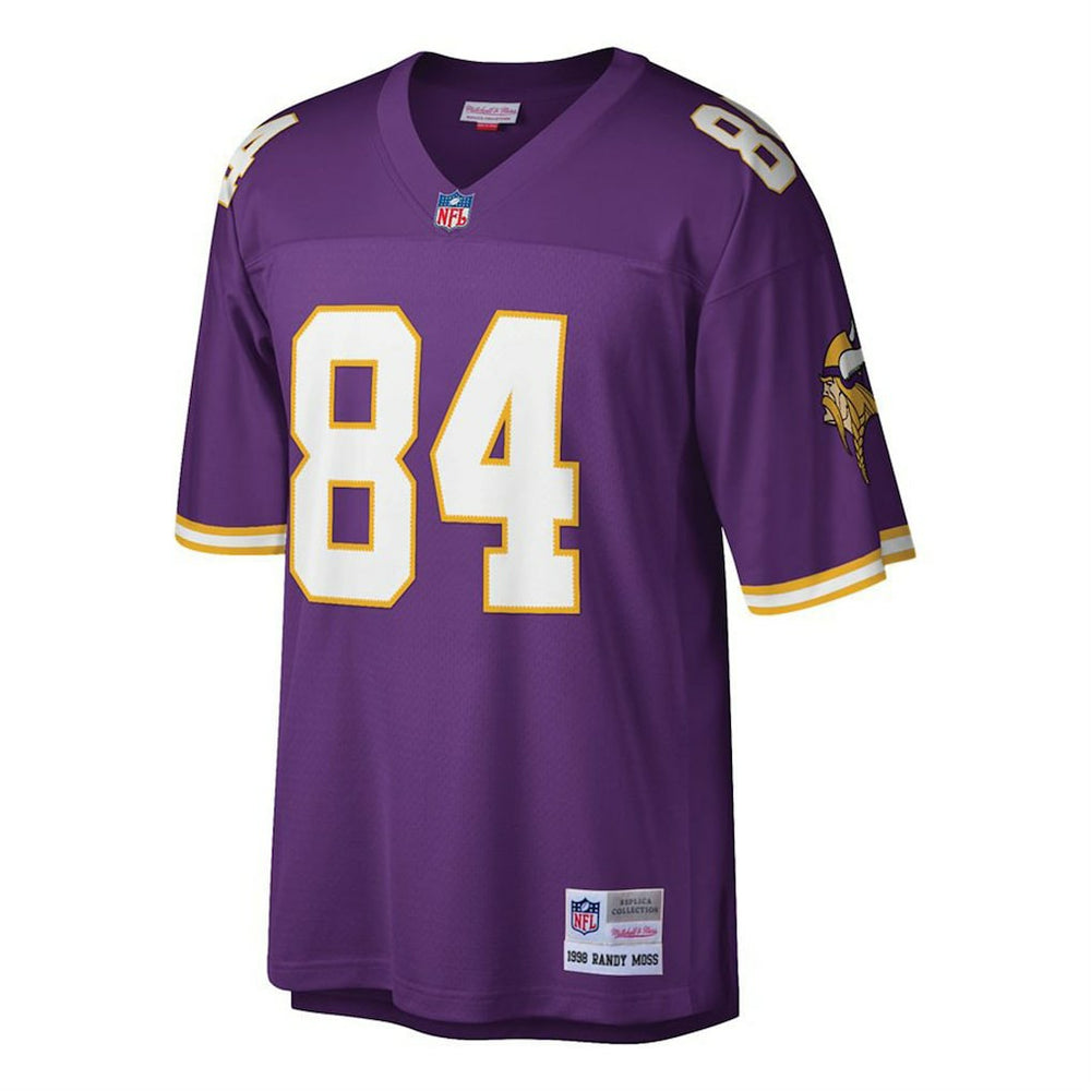 Randy Moss Minnesota Vikings Big & Tall 1998 Retired Player Replica Jersey Purple | Mitchell & Ness