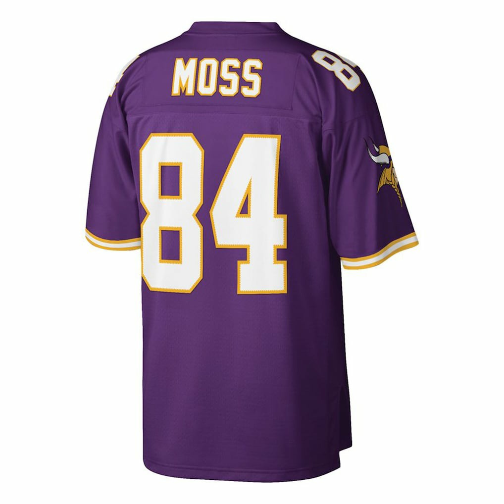 Randy Moss Minnesota Vikings Big & Tall 1998 Retired Player Replica Jersey Purple | Mitchell & Ness