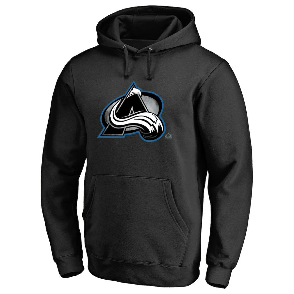 Colorado Avalanche Core Smoke Pullover Hoodie - Black - NHL