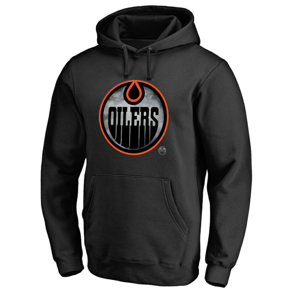 Edmonton Oilers Core Smoke Pullover Hoodie - Black - NHL