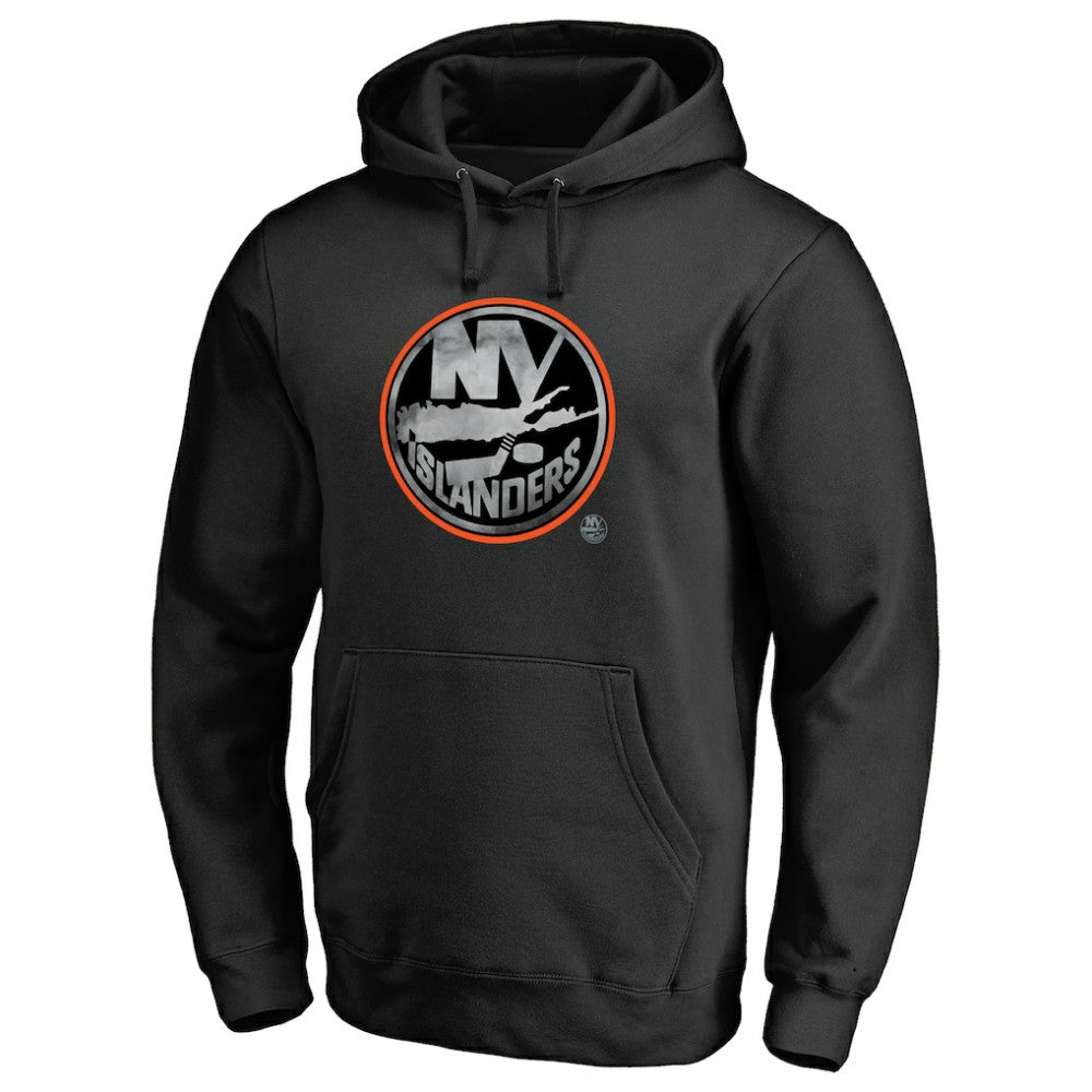 New York Islanders Core Smoke Pullover Hoodie - Black - NHL