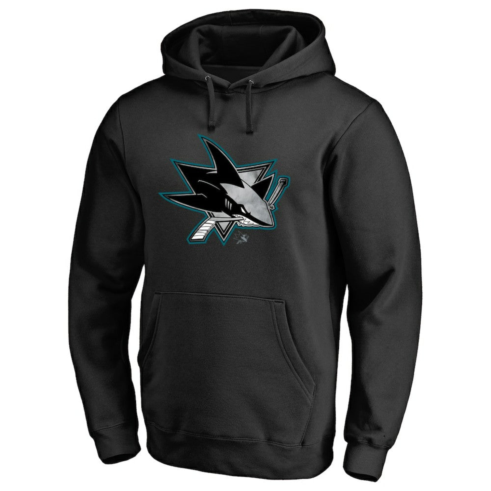 San Jose Sharks Core Smoke Pullover Hoodie - Black - NHL