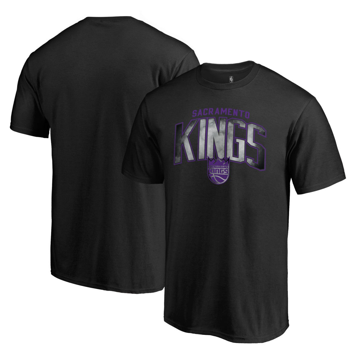 Sacramento Kings Arch Smoke T-Shirt Black - NBA