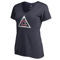 Colorado Avalanche Women's Team Alternate V-Neck T-Shirt - Navy - NHL