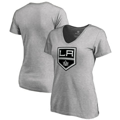 Los Angeles Kings Women's Team Alternate V-Neck T-Shirt - Heather Gray - NHL