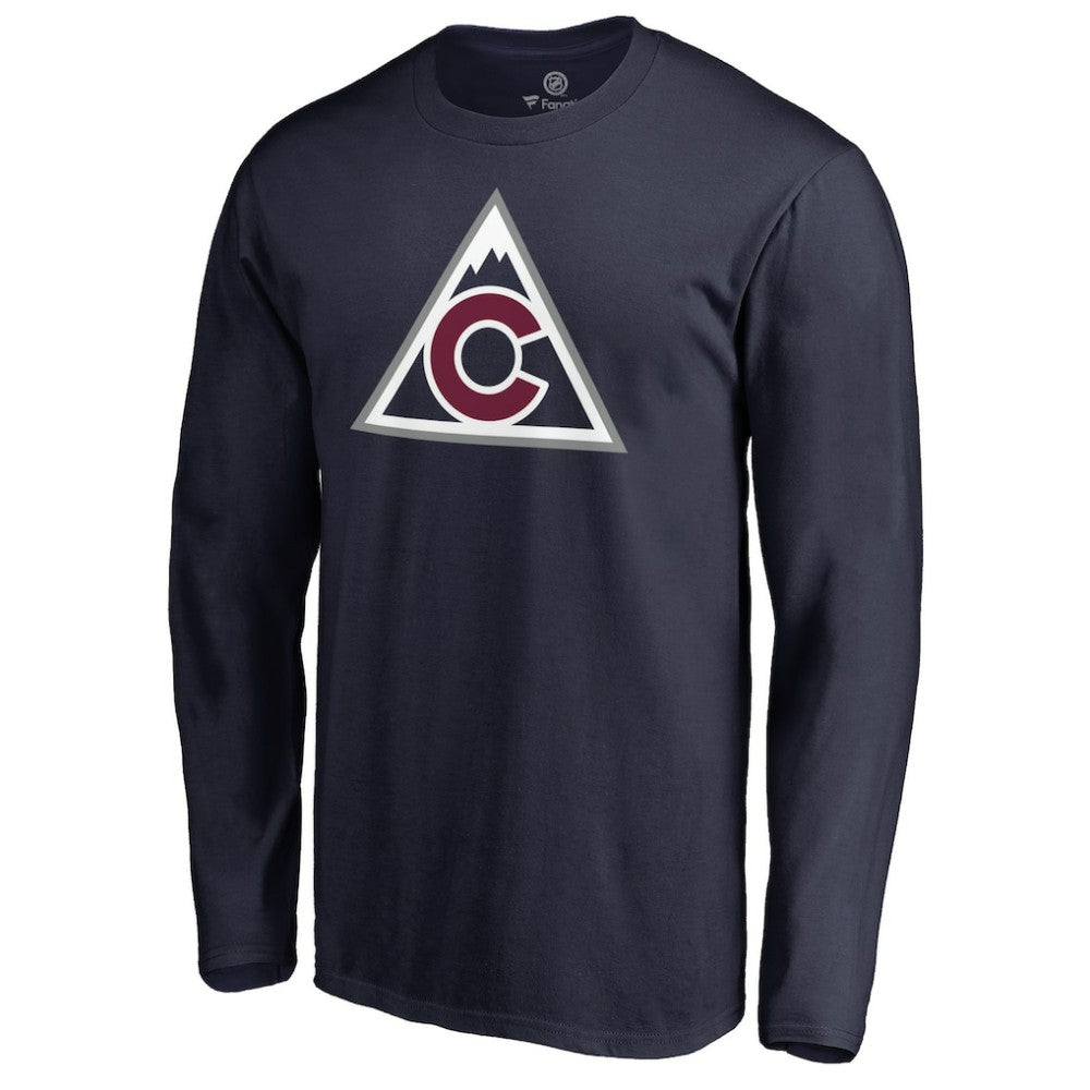 Colorado Avalanche Team Alternate Long Sleeve T-Shirt - Navy - NHL