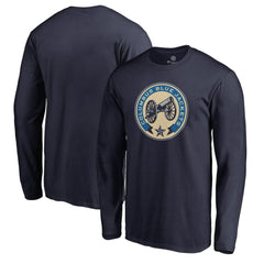 Columbus Blue Jackets Team Alternate Long Sleeve T-Shirt - Navy - NHL