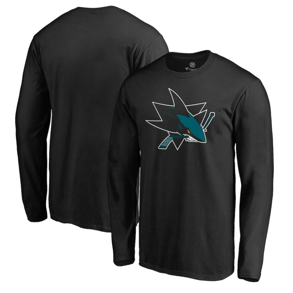 San Jose Sharks Team Alternate Long Sleeve T-Shirt - Black - NHL
