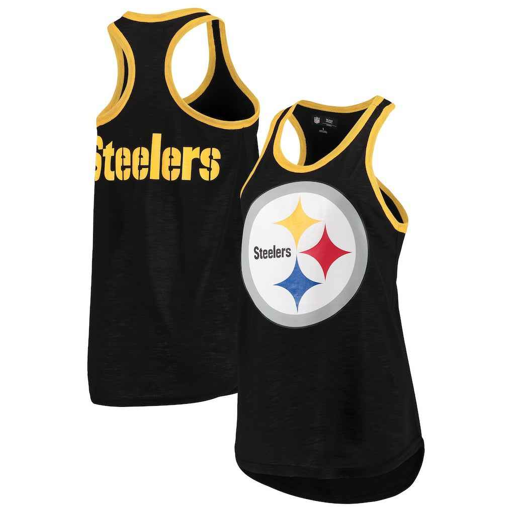 Pittsburgh Steelers G-III 4Her by Carl Banks Women's Tater Tank Top Black | NFL