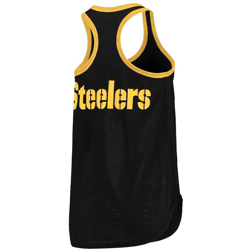 Pittsburgh Steelers G-III 4Her by Carl Banks Women's Tater Tank Top Black | NFL