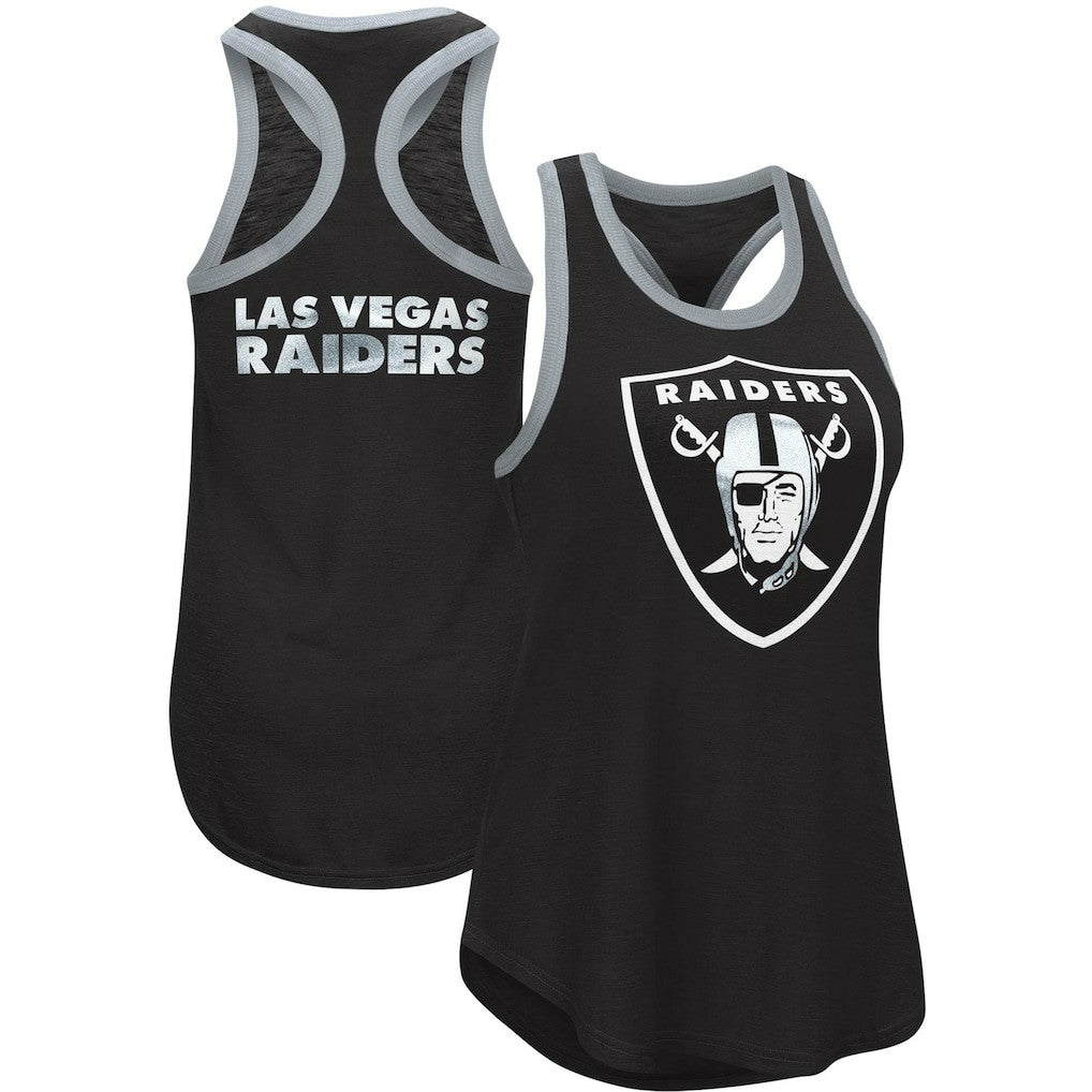 Las Vegas Raiders G-III 4Her by Carl Banks Women's Tater Tank Top Black | NFL