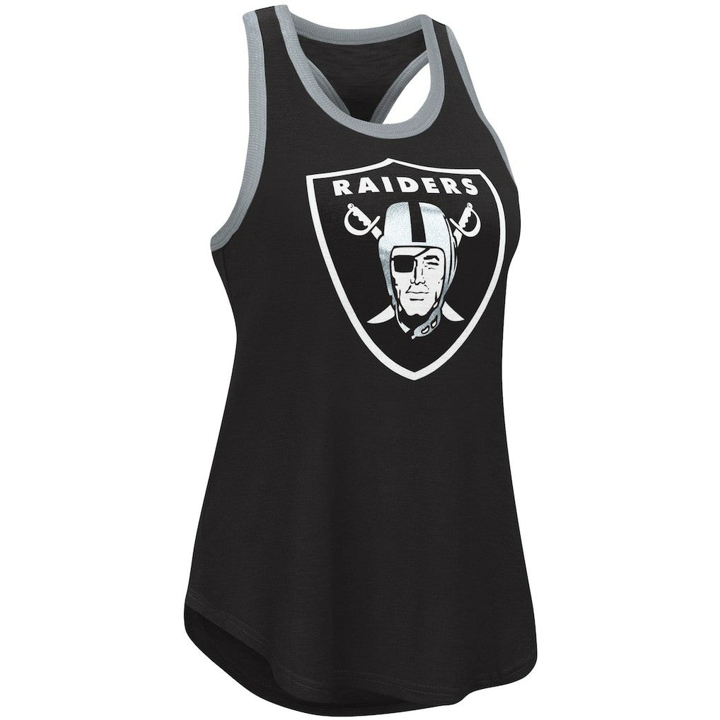 Las Vegas Raiders G-III 4Her by Carl Banks Women's Tater Tank Top Black | NFL