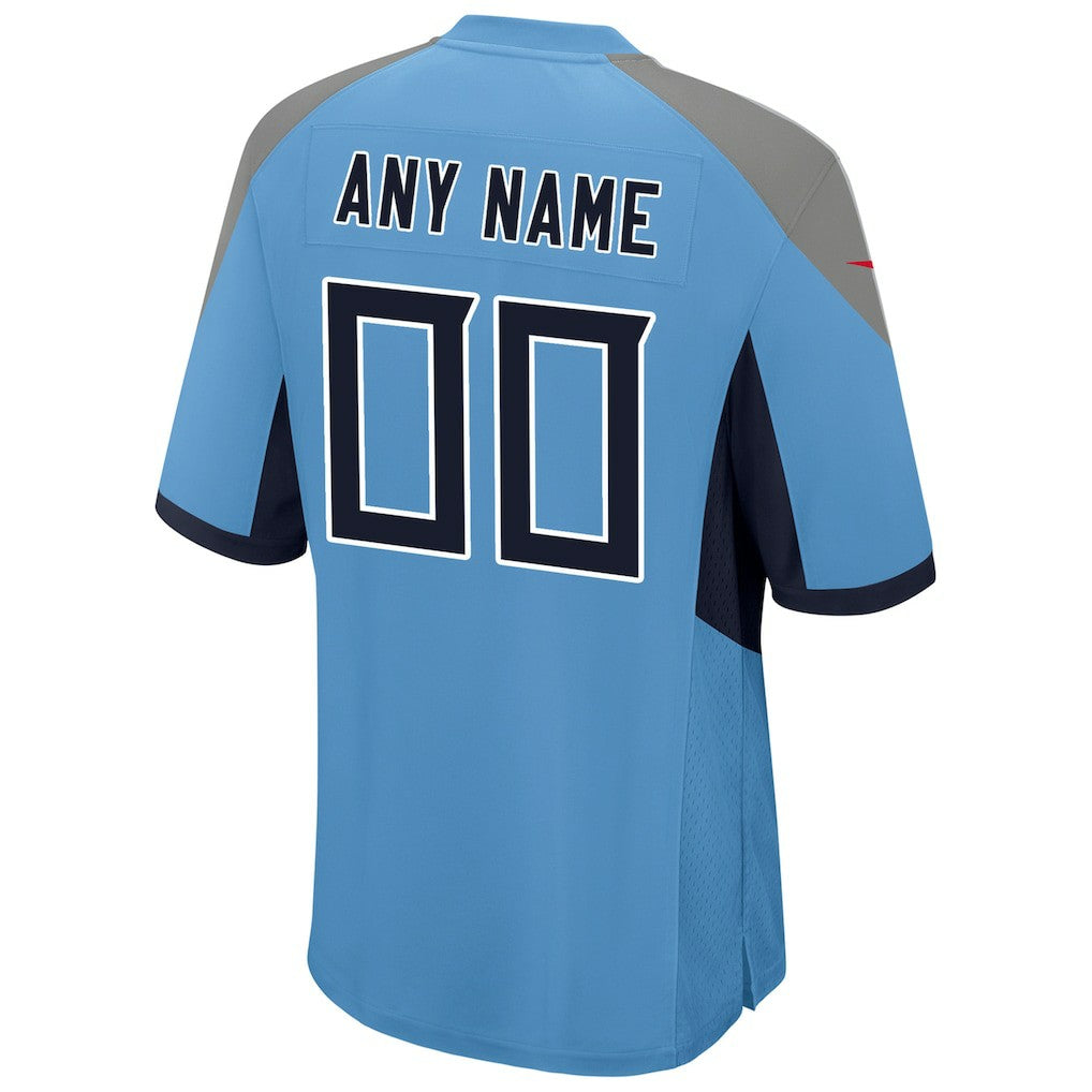 Tennessee Titans Youth Alternate Custom Game Jersey Light Blue | Nike for Sale