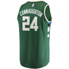Pat Connaughton Milwaukee Bucks Fast Break Replica Jersey Icon Edition Hunter Green - NBA