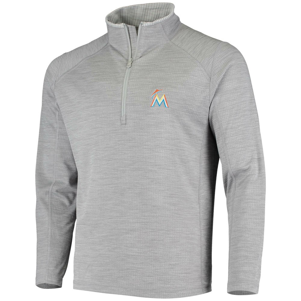 Miami Marlins Vineyard Vines Performance Sankaty Half-Zip Pullover Top - MLB