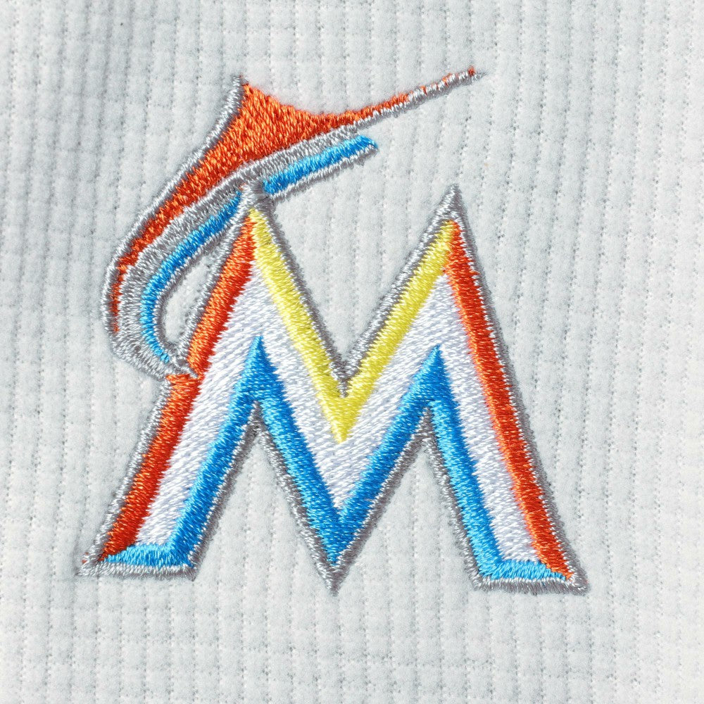 Miami Marlins Vineyard Vines Women's Performance Grid Half-Zip Pullover Top - MLB