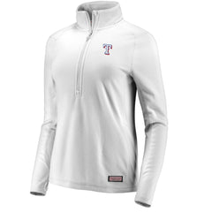 Texas Rangers Vineyard Vines Women's Performance Grid Half-Zip Pullover Top - MLB