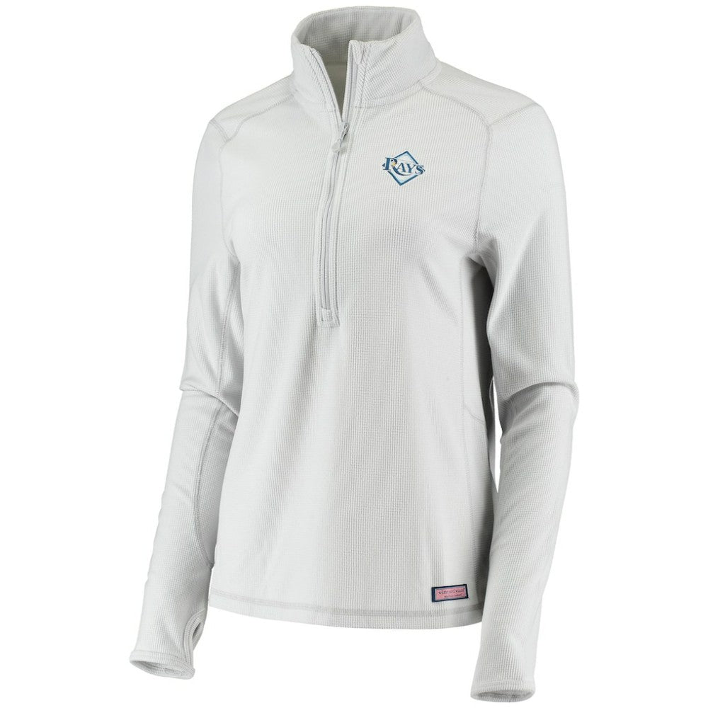 Tampa Bay Rays Vineyard Vines Women's Performance Grid Half-Zip Pullover Top - MLB