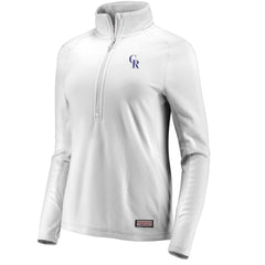 Colorado Rockies Vineyard Vines Women's Performance Grid Half-Zip Pullover Top - MLB