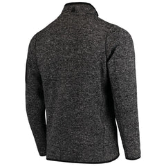 Denver Broncos Antigua Fortune Quarter-Zip Pullover Jacket Heather Black | NFL