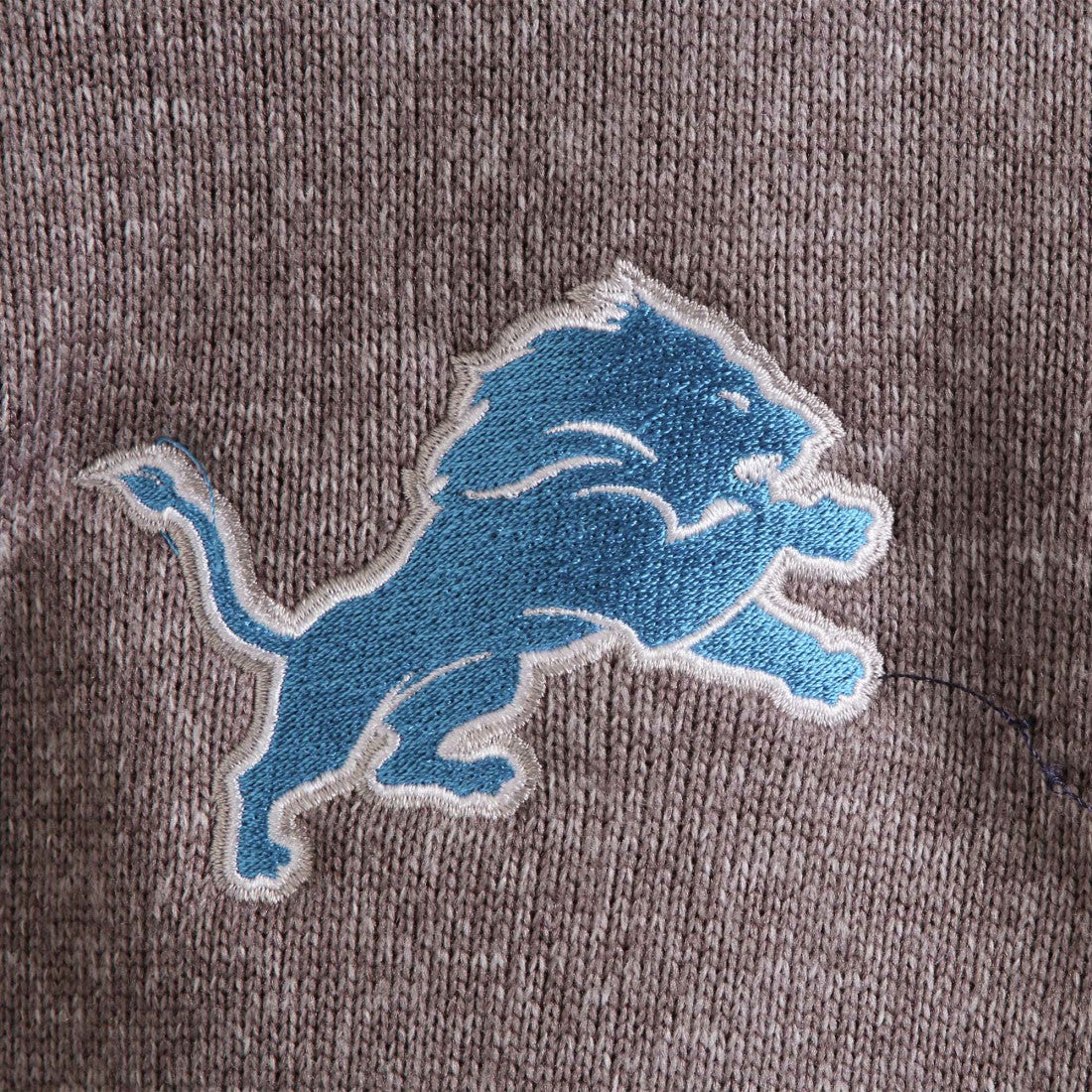 Detroit Lions Antigua Fortune Quarter-Zip Pullover Jacket Charcoal | NFL