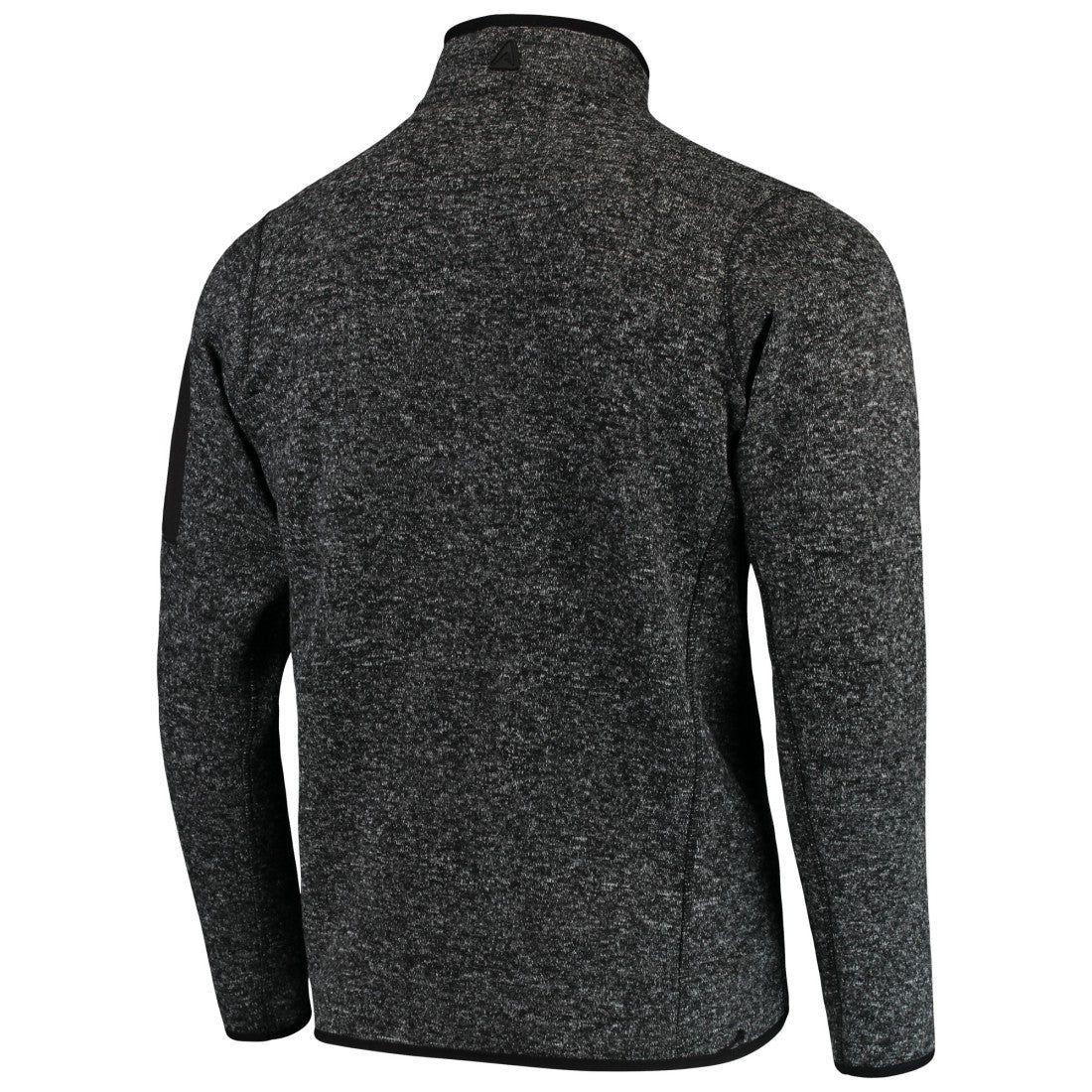 Green Bay Packers Antigua Fortune Quarter-Zip Pullover Jacket Heather Black | NFL