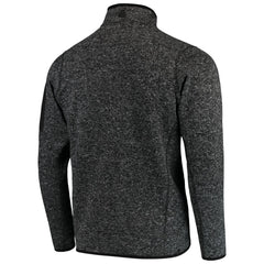 Green Bay Packers Antigua Fortune Quarter-Zip Pullover Jacket Heather Black | NFL