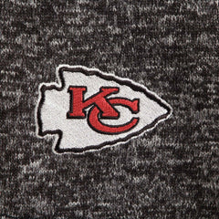 Kansas City Chiefs Antigua Fortune Quarter-Zip Pullover Jacket Heather Black | NFL