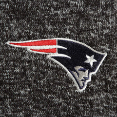 New England Patriots Antigua Fortune Quarter-Zip Pullover Jacket Heather Black | NFL
